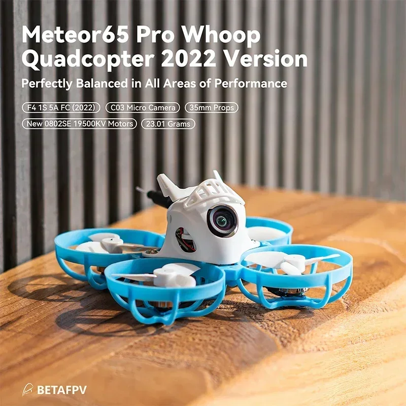 BETAFPV Meteor65 Pro Brushless Whoop FPV Quadcopter 2 Battery