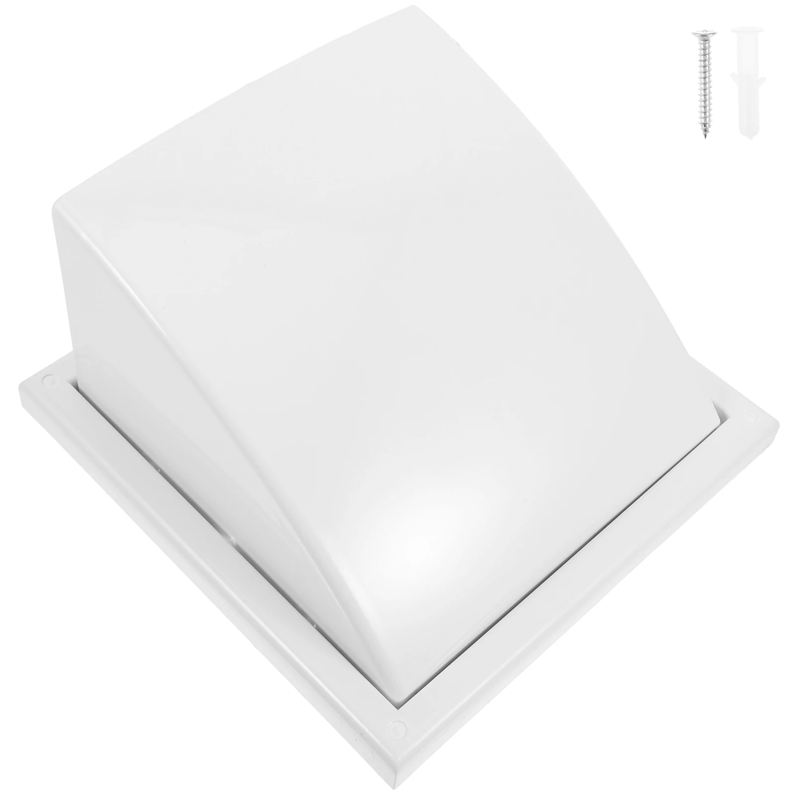 

Square Louvered Vent Duct Air Wind Outlet Cover Grille Wall Exhaust Home Lightweight Sturdy Easy Install Suitable Most Systems