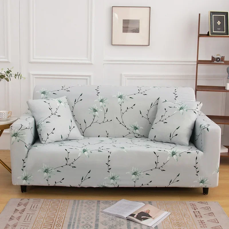 

New printed full coverage sofa cover, dustproof and elastic sofa cover, living room sofa cover