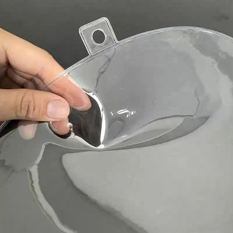 Transparent Hand Fan Protector Cover Easy to Clean Dustproof Anti-Scratch BPA Free for 4-6 Inch Handheld Fans Home Office Use