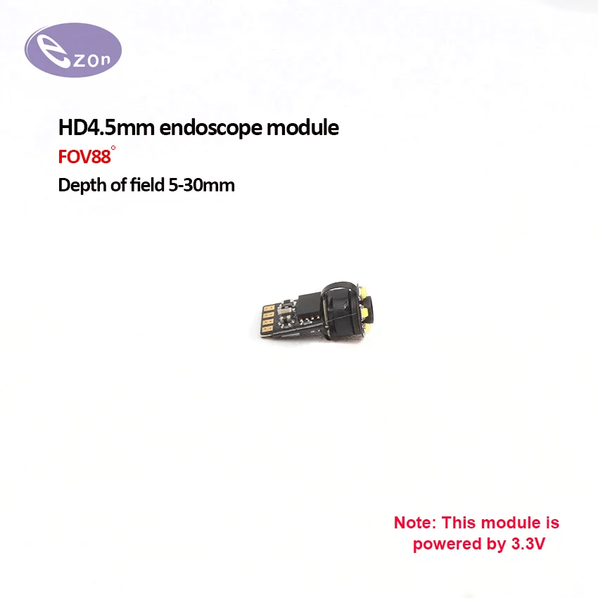 

1MP USB4.5mm endoscope module ultra short length 9.6mm FOV88゜ industrial pipeline inspection using EZ-EN45S-RT