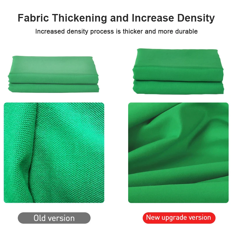 การถ่ายภาพฉากหลัง Muslin Chromakey สีเขียวหน้าจอพื้นหลังฉากหลังผ้าสำหรับ Youtube Photo Studio Video 3x 1/2/3/4/6M