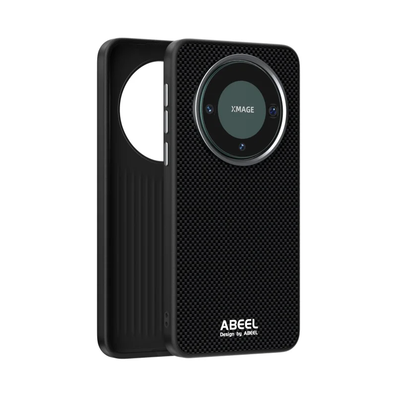 

Ecology Leather For Huawei Mate 60 Magsafe Case Slim Thin Carbon Fiber Magnetic Mate 60 Pro Plus Case Alloy Lens Grip Funda