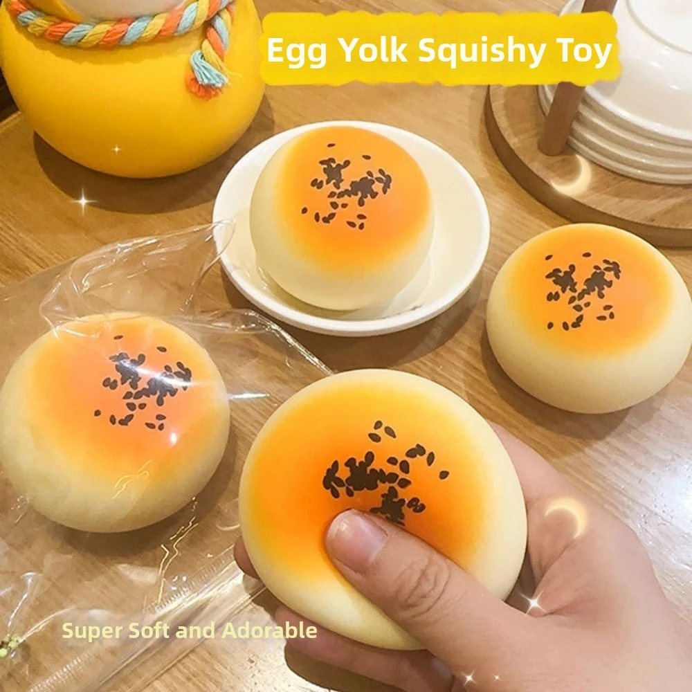 Funny Slow Rising Squeeze Moldable Food-Shaped Fidget Non-Bounce ASMR Sensory Bread Squeeze For