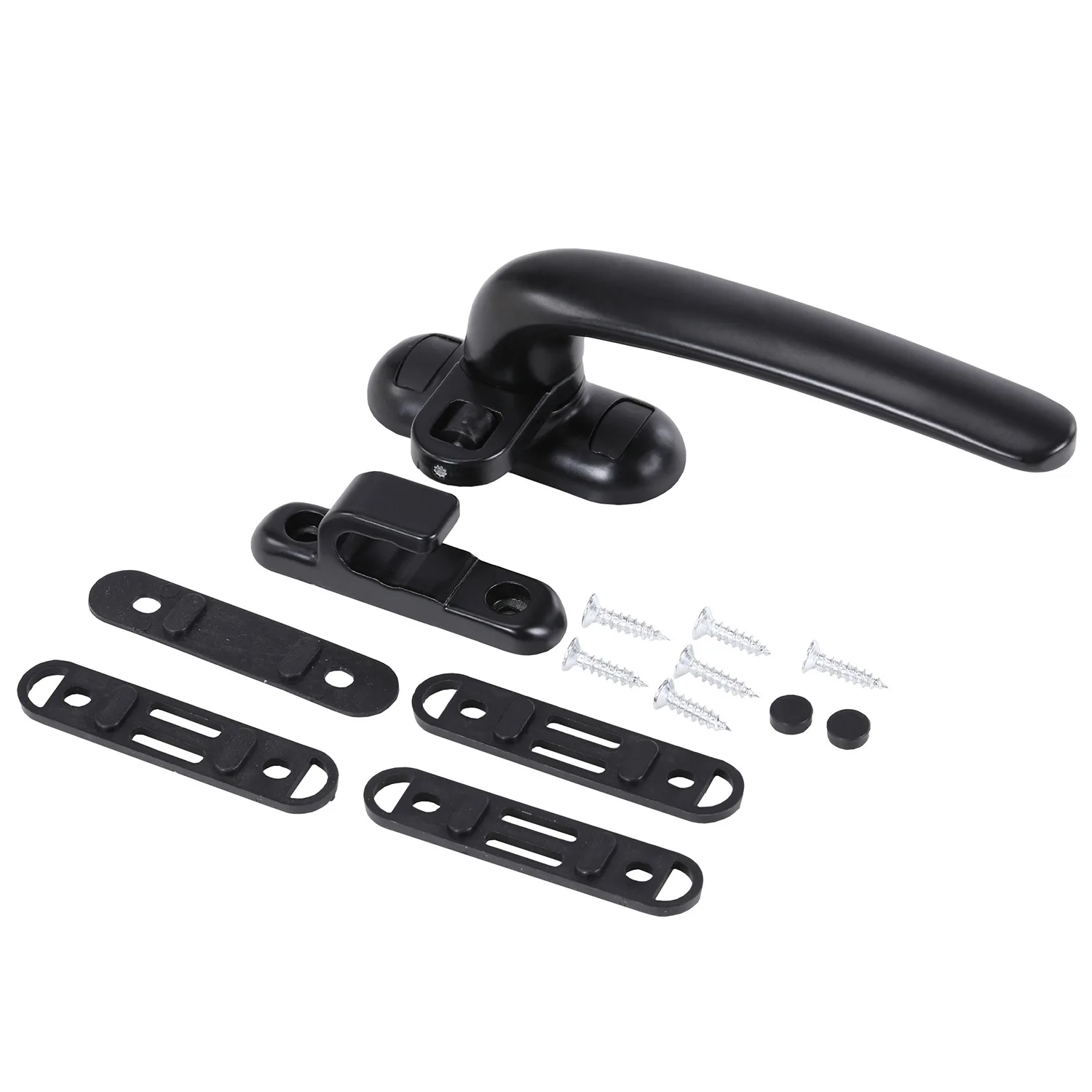 Casement Window Aluminum Alloy Left / Right Hand Locking Handles Grips Solid Window Handle Door and Window Lock Black White