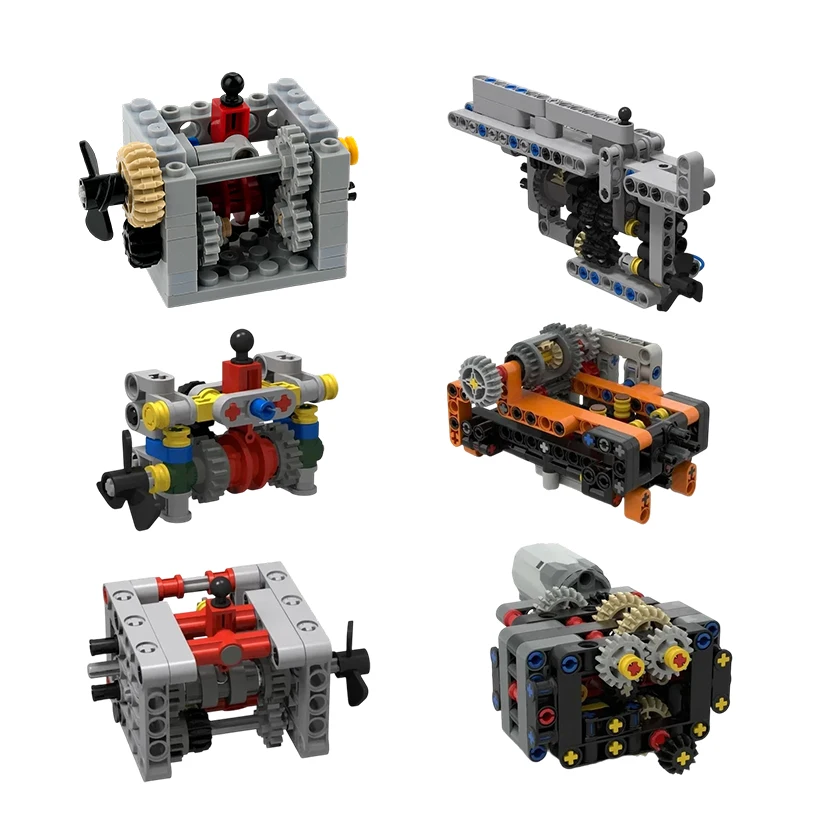 

Двухскоростная автоматическая/механическая коробка передач, технические детали для конструкторов Legoeds MOC Power Functions, аксессуары для игрушек