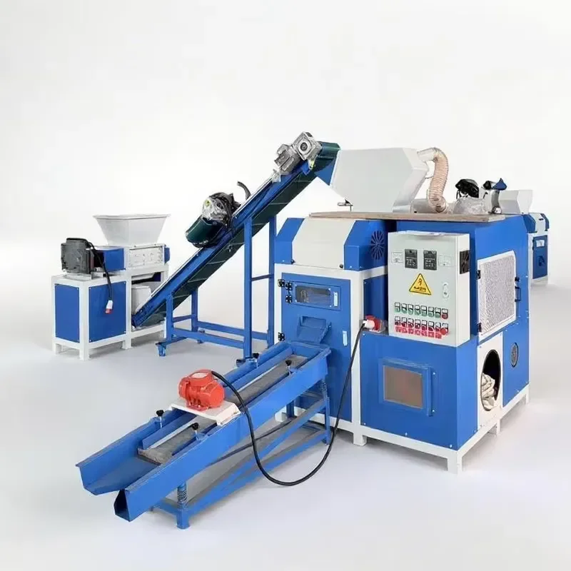 Industrial Machinery Rank Middle Size Scrap Copper & Aluminum Car Wire Recycling Machine with Motor 13KW 200-250Kg/h