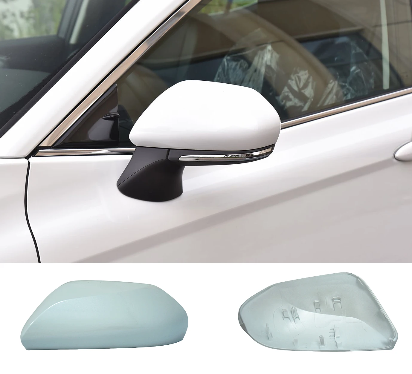 

Подходит для Toyota Camry 2018-2026, крышка зеркала заднего вида, корпуса бокового зеркала, автозапчастей, декоративных аксессуаров