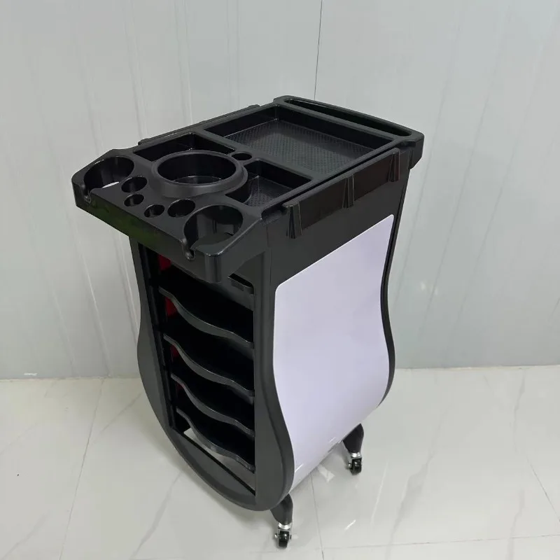 Portable Trolley Eyelash Extensions Cosmetic Salon Furniture Hospitality Cart Hairdressing Auxiliary Cart Lash Designer Wagon