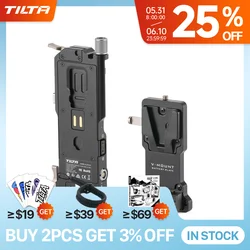 TILTA Power Pass-through Plate for DJI RS4/RS5 Accessories TGA-PPK3 V Mount Battery Plate Power Plate Kit Gold Mount