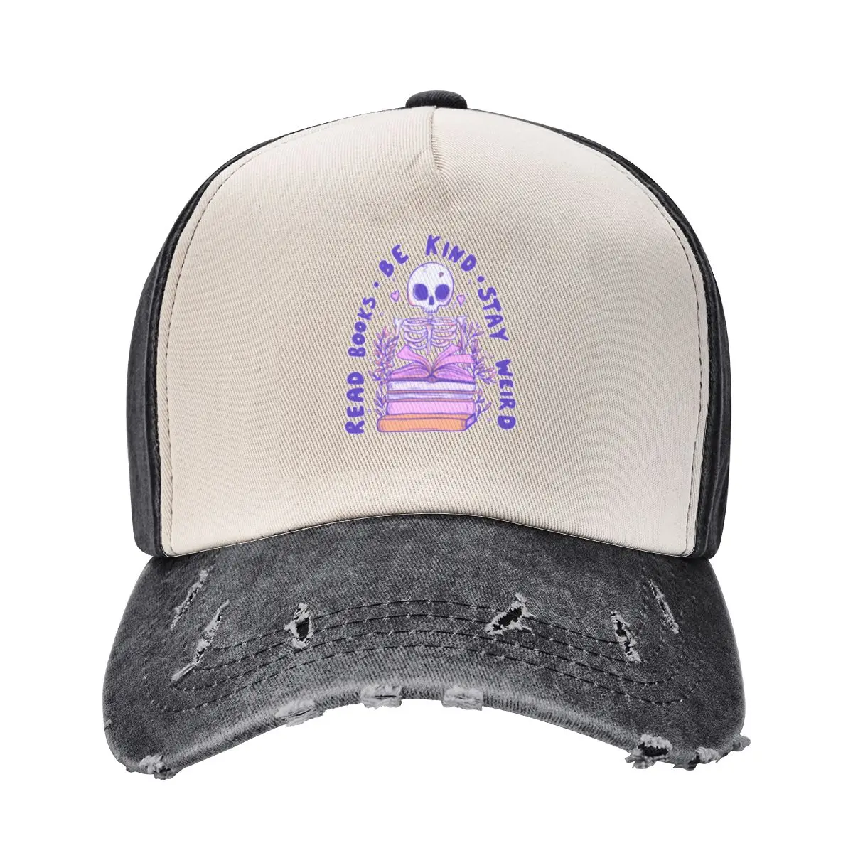 

Read books be kind stay weird Baseball Cap Anime Hat Designer Hat Unique hats New Hat For Man Women's