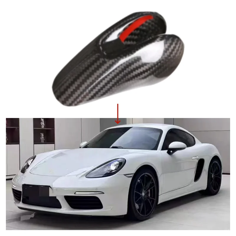 

Высокое качество углеродного волокна, автомобильная головка переключения передач, внутренняя отделка, детали кузова для Porsche Cayman 718, Boxster, автоаксессуары