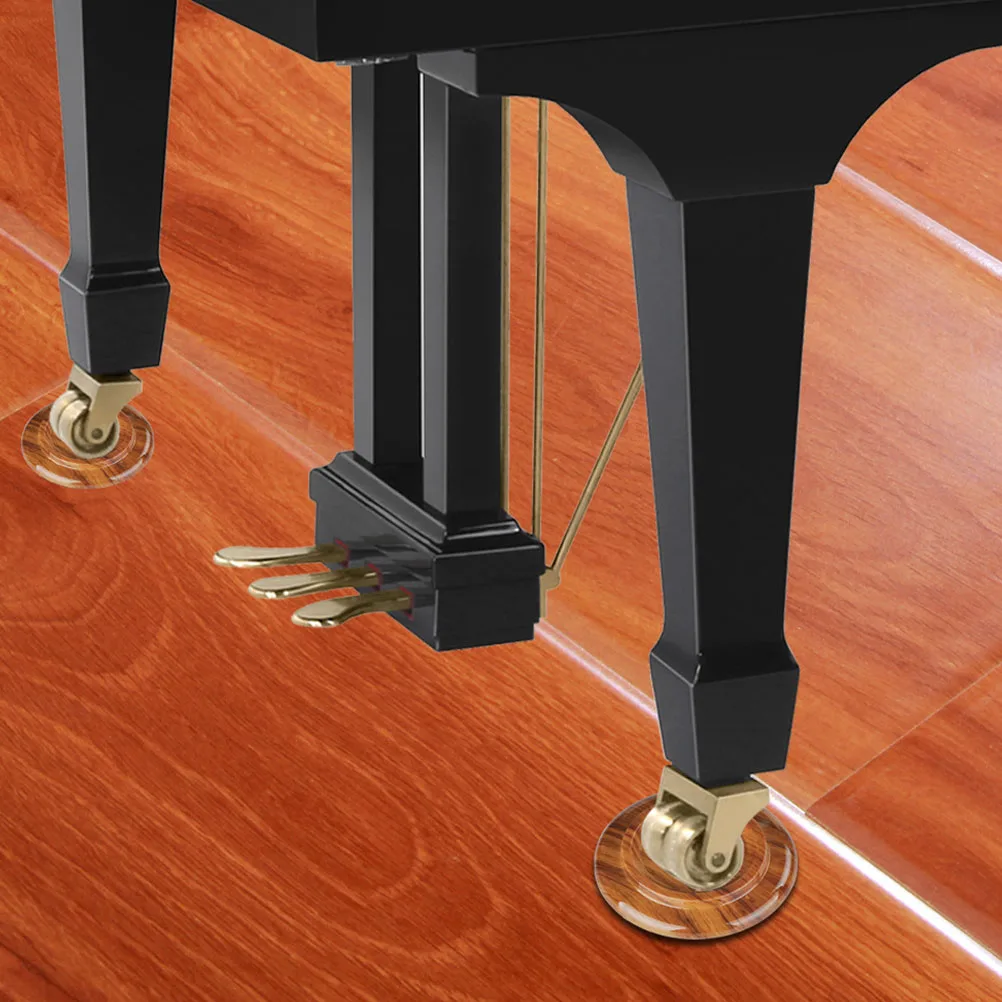 

4pcs Piano Foot Floor Pads Non Thick EVA ABS Mats Skid Resistant Furniture Legs Cushions Wood Tile Carpet for Chairs