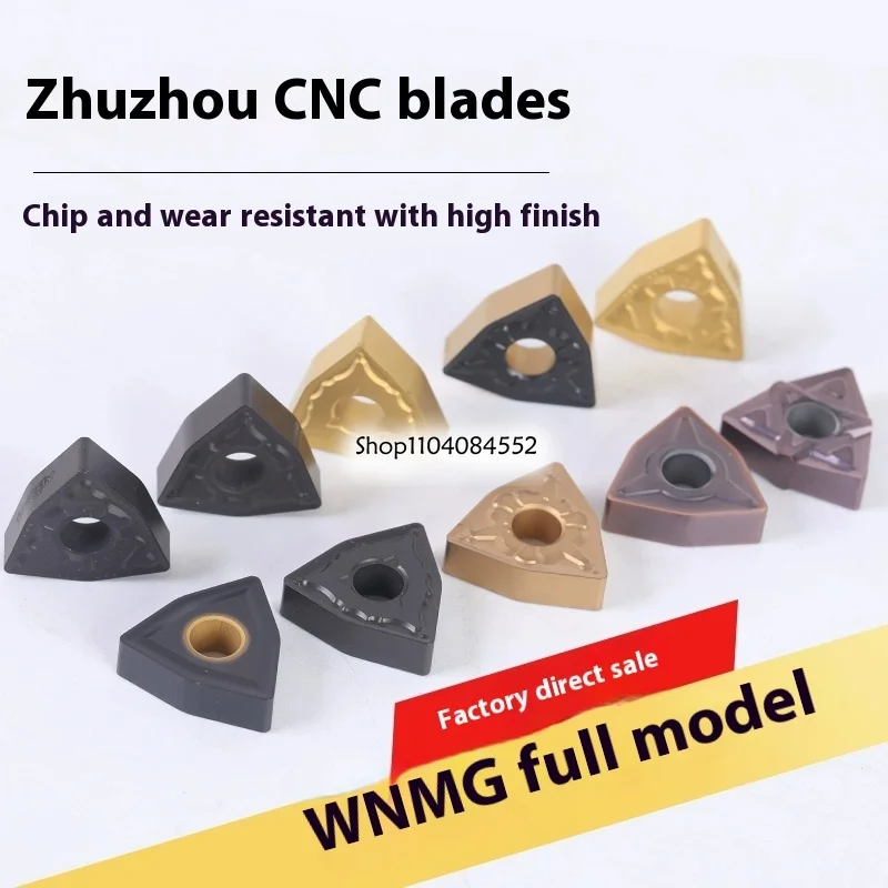 

Original CNC Carbide Inserts Peach-shaped WNMG080408 YBC251 YBC252 WNMG080404-PM WNMG080408-PM WNMG080412 PM OPM TC Outer Circle