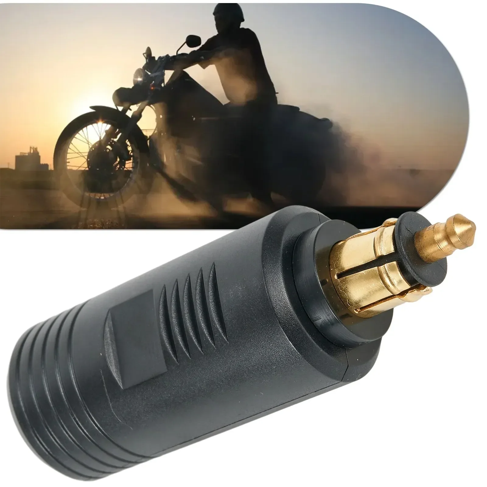 Enhanced Performance For Motorcycle DIN Socket Converter Adapter Stable Characteristics Excellent Conductivity