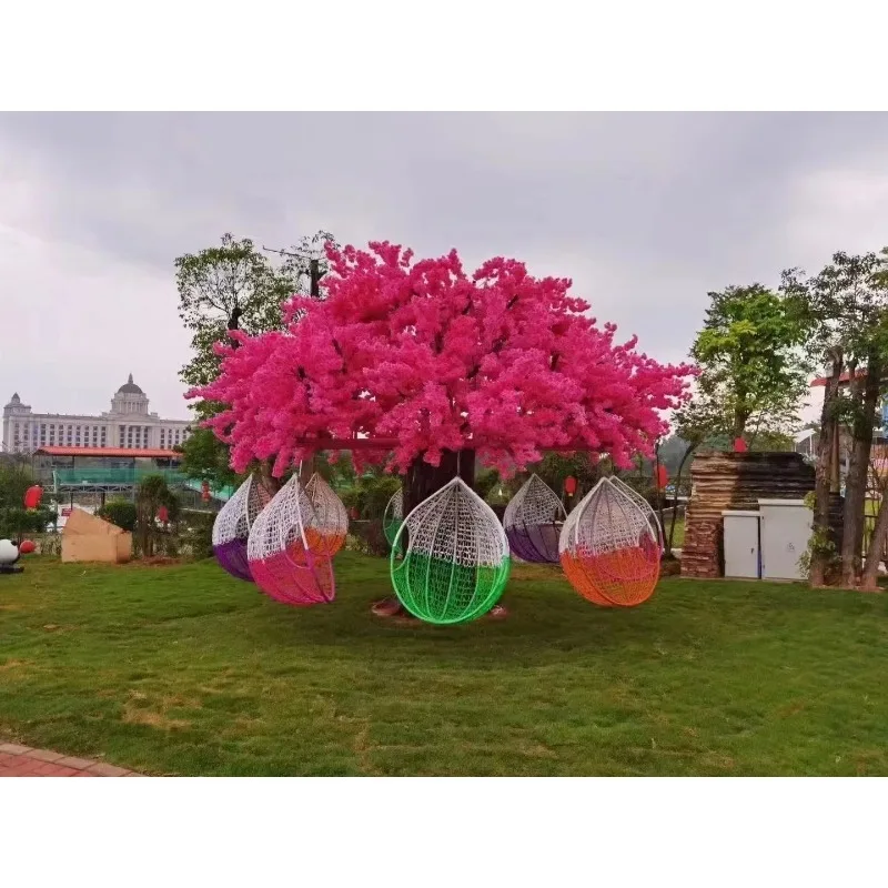 ملعب تجاري للأطفال في الهواء الطلق، حديقة موضوعية للأطفال، معدات دائرة لركوب الدراجات