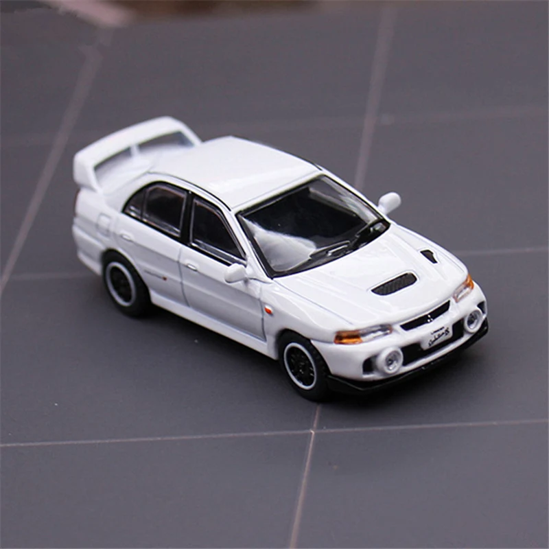 1/64 Mitsubishis Lancer Evolution IV Alloy Sports Car Model Diecast Metal Racing Car Vehicle Model Miniature Scale Kids Toy Gift