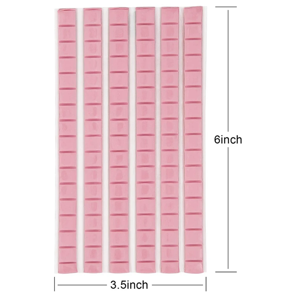 96 pçs cartaz adesivo pegajoso massa pegajosa não-tóxico montagem massa reutilizável & removível parede segura aderência massa (rosa)