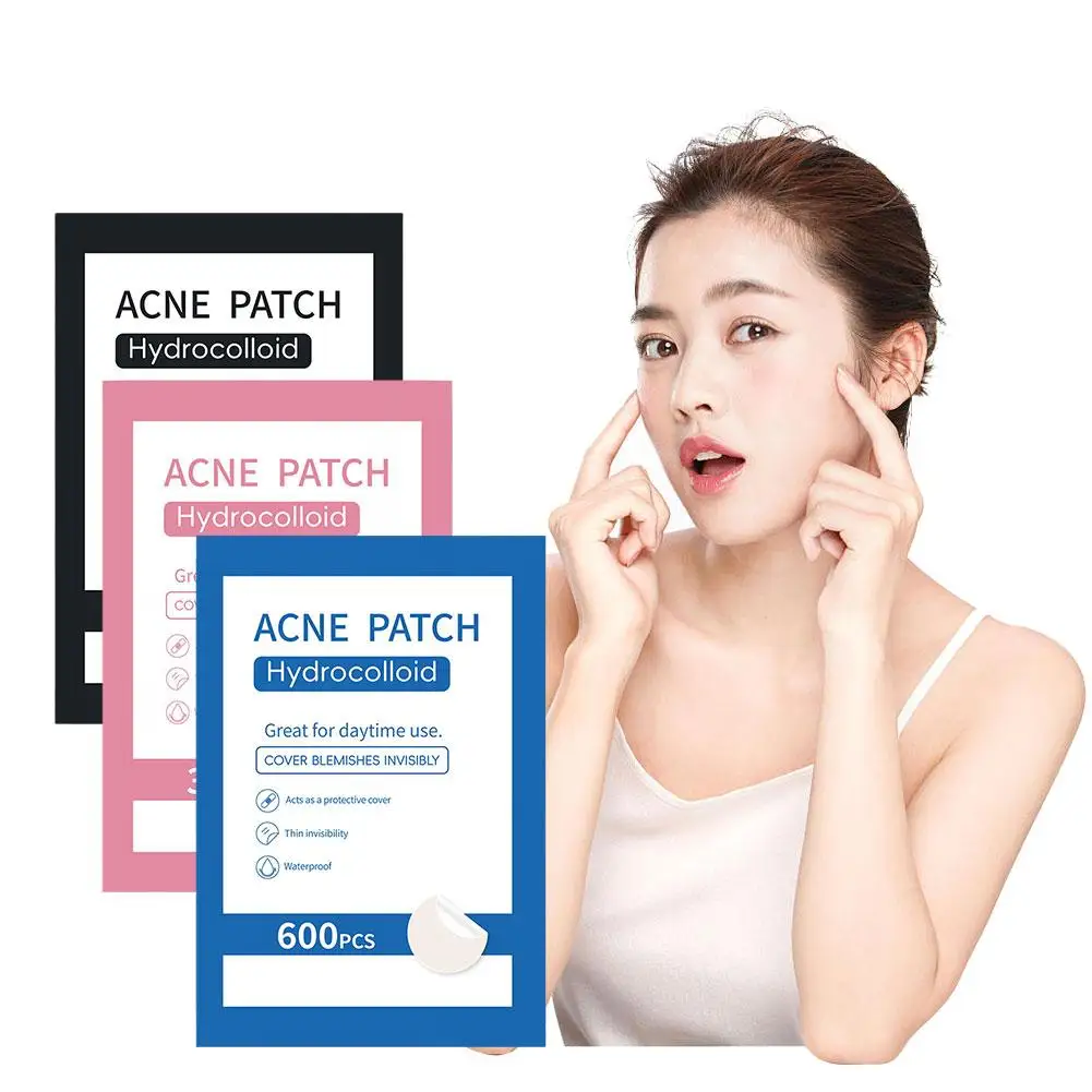 NEW High-end 360/600PCS Invisible Removal Pimple Anti-Acne Hydrocolloid Patches For Blackheads Closed Comedones K2W4