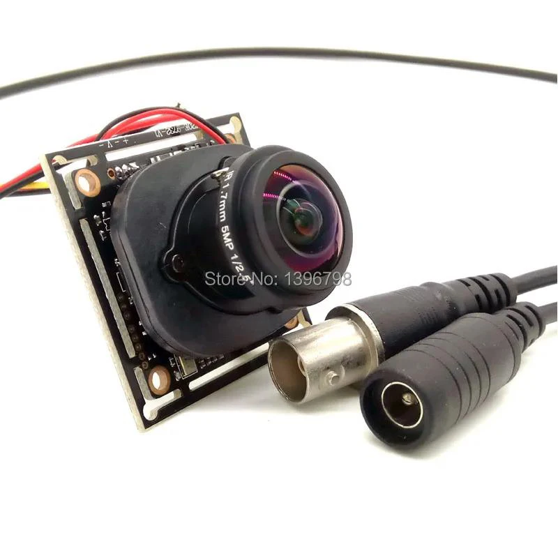 4in1 1.0MP パノラマカメラ魚眼レンズ 360 度ビュー 720P AHD カメラ IR ODS/BNC ケーブル