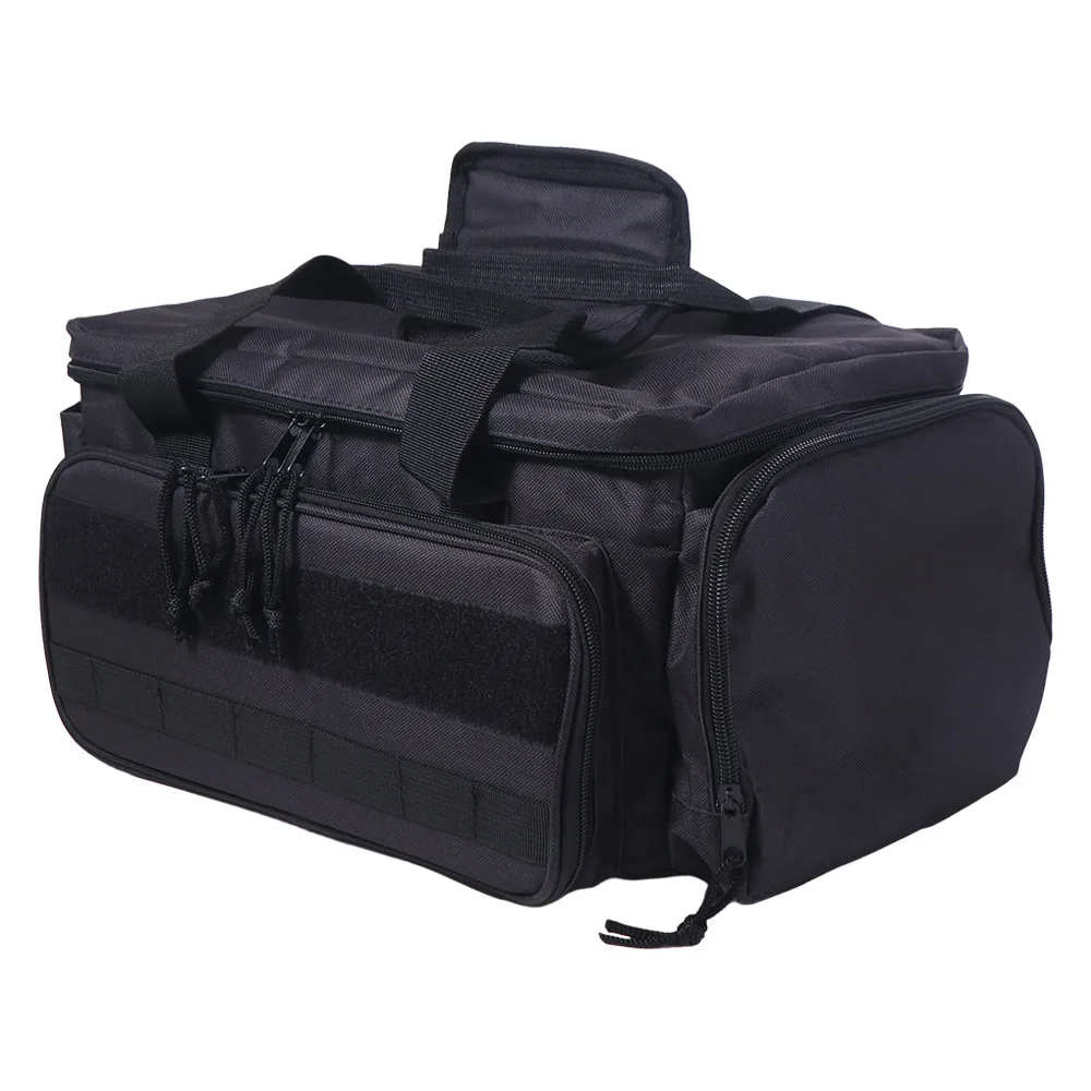 Comfortable Handle Tool Storage Bag Black Color Easy Carrying Multifunctional Work Bag Thick Padded Base