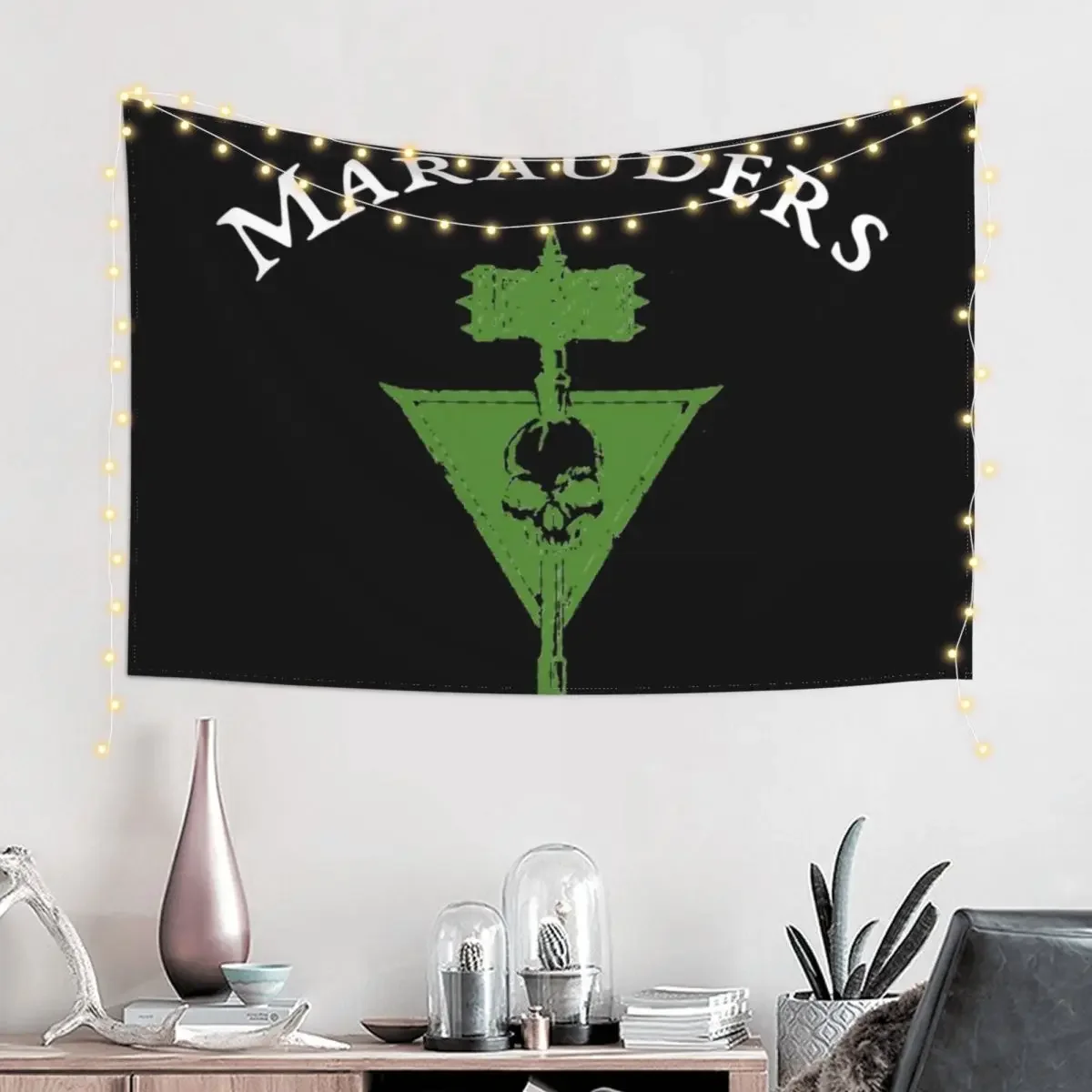 New World Marauder Emblem Tapestry Home Decorating Wall Deco Room Decoration Aesthetic Tapestry