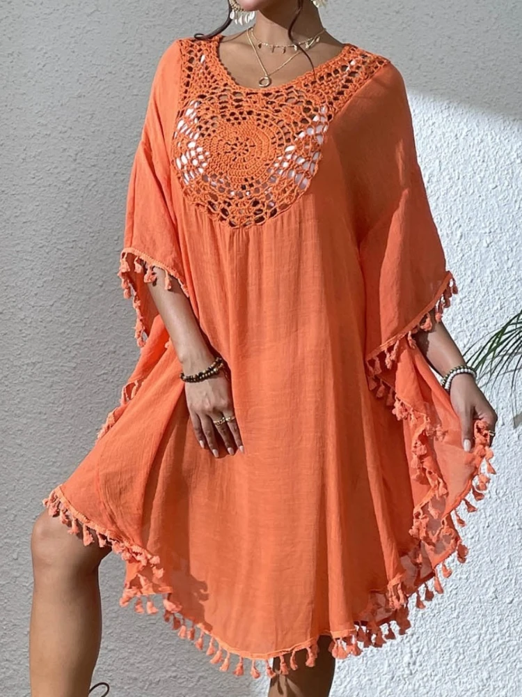 Women's Sexy Swimsuit Cover Up Dress Summer Bathing Suit Beachwear Shirt Cover-ups for Women