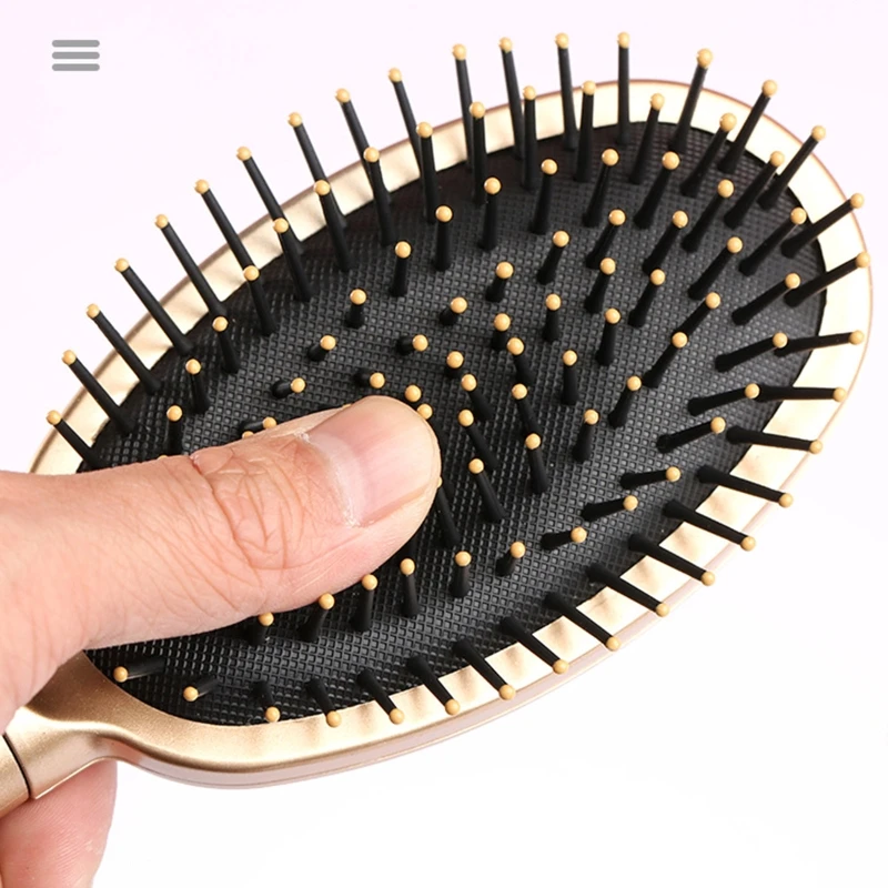 Professional Paddle Brush for thick Curly Thin Long Short Wet or Dry Hair Massage Scalp Brushes Women Men and Kids Use