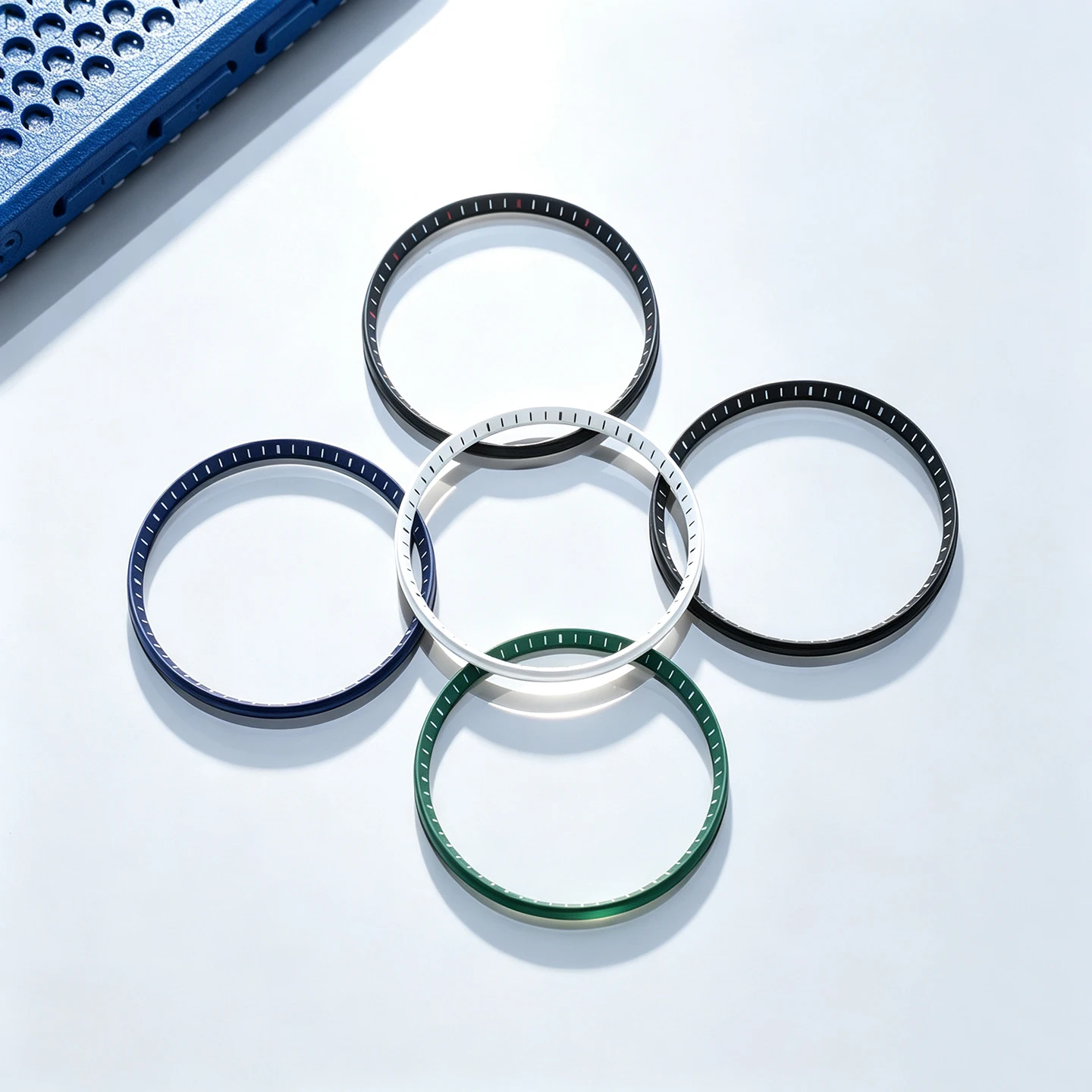 32.7mm Plastic Chapter Ring For Casio Duro/Marlin Diver Watch MDV‑106 MDV106 Module 2784 Inner Minute Scale Ring Watch Mod Parts