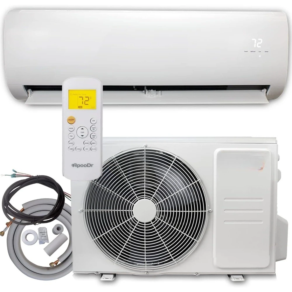 

Customized.12000 BTU Mini Split Air Conditioner Ductless Inverter System 17.4 SEER2 with Heat Pump 110V 1 Ton,with Installation