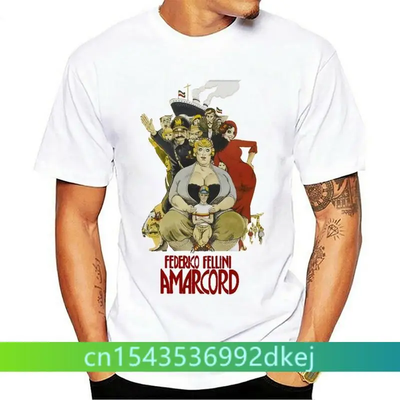 Nuovi Uomini T Shirt Moda Uomo Marca Fitness Slim Fit Uomo Donna Amarcord Fellini Rota Tonino Guerra T-shirt Divertente