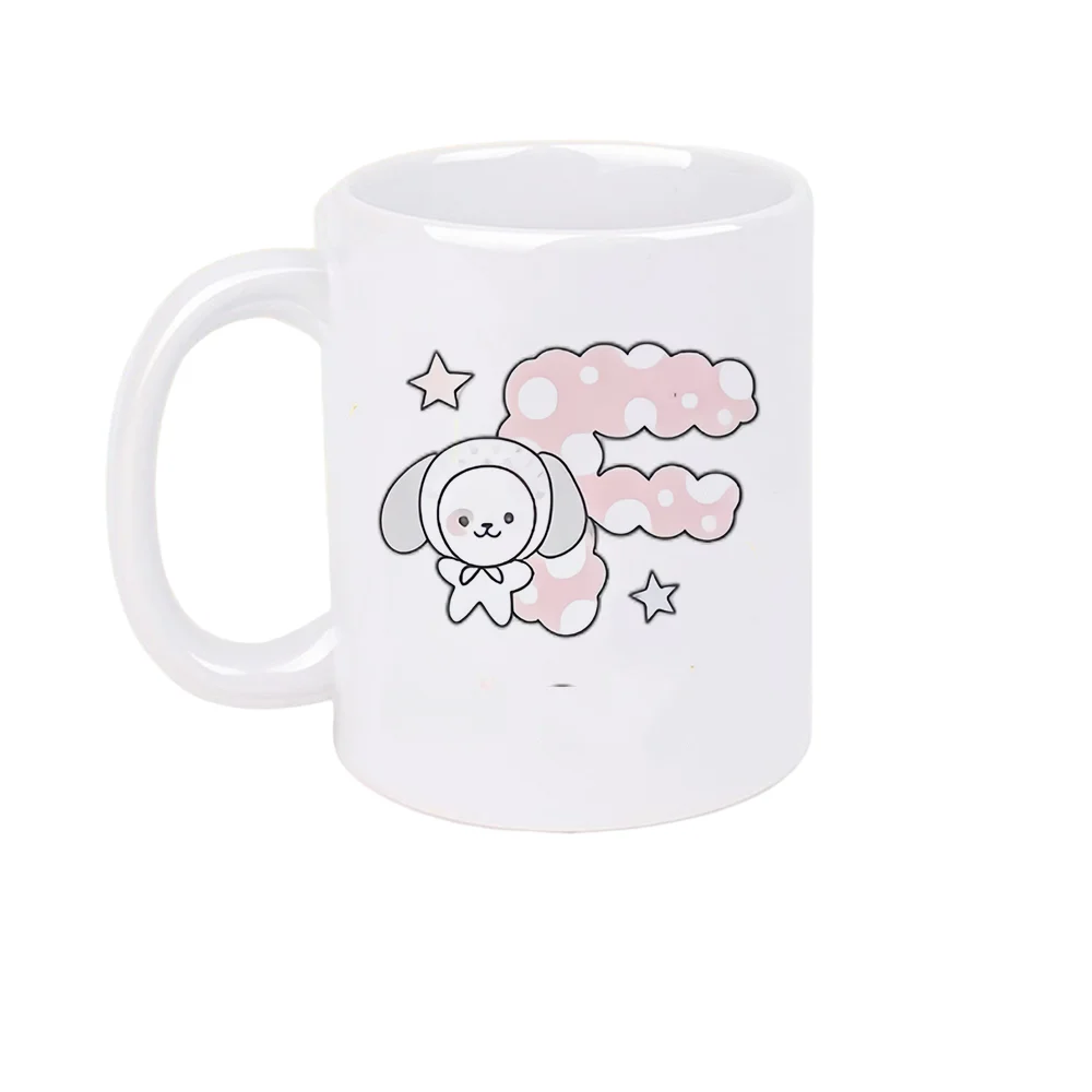 11oz Cute Dog with Cloud and Stars Print Ceramic Coffee Mug for Home Party and Office Use Perfect for Birthday Valentine's Day C