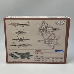 Wltk Diecast Metal Plane Toy 1/100 Scale Model Toys F-22 F22 Fighter USA Air Force Adult Kids Collection Static Gift Display