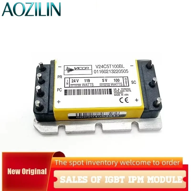 AOZILIN V24C5H125BL V24C12T100BL V300C15C150BL Isolated DC/DC Converter Module 24V 12V 100W In Stock