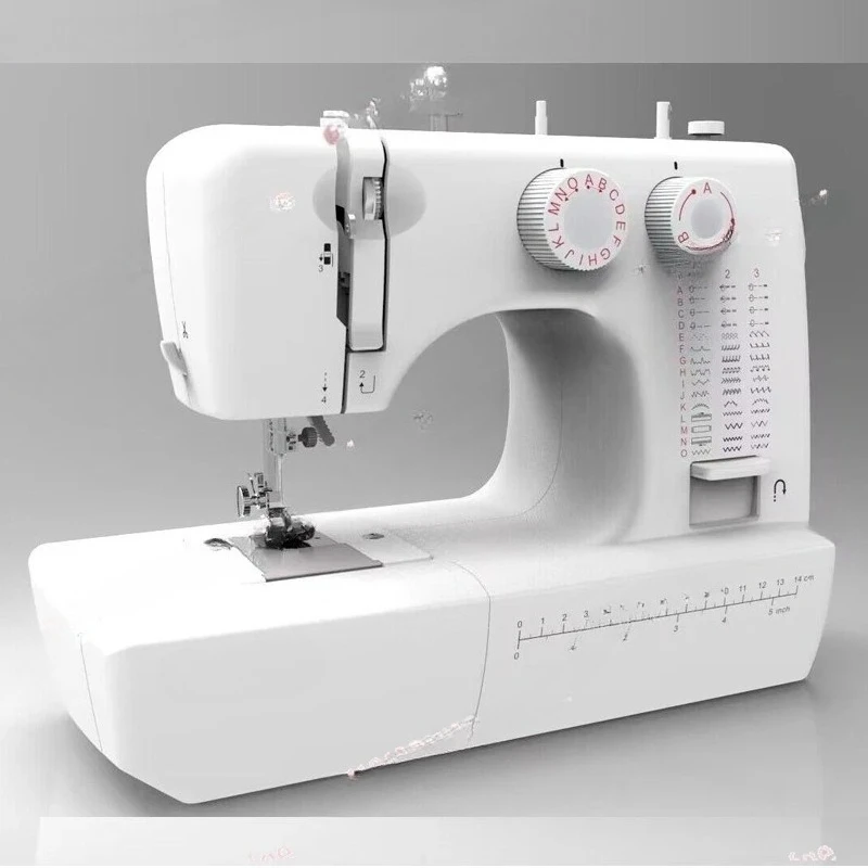818 Household Multifunctional 45 Thread Type Double Needle Mini Sewing Machine Lock Edge Nail Grommets