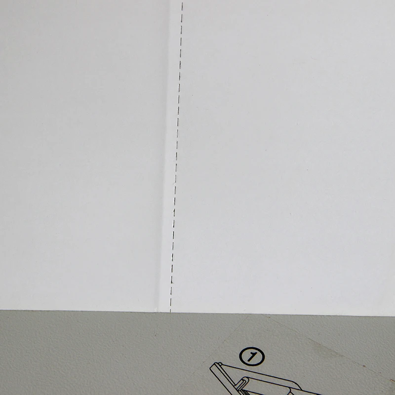 Instrukcja obsługi biurkowej, wielofunkcyjnej, z funkcją wcięcia, maszyna do zgrzewania papieru A4, 340 mm / 13,3 cala.