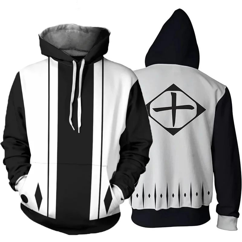 

Аниме Bleach 3d толстовка с принтом для мужчин и женщин модная толстовка с капюшоном большого размера женская пот мужская одежда спортивный костюм унисекс куртки для подростков