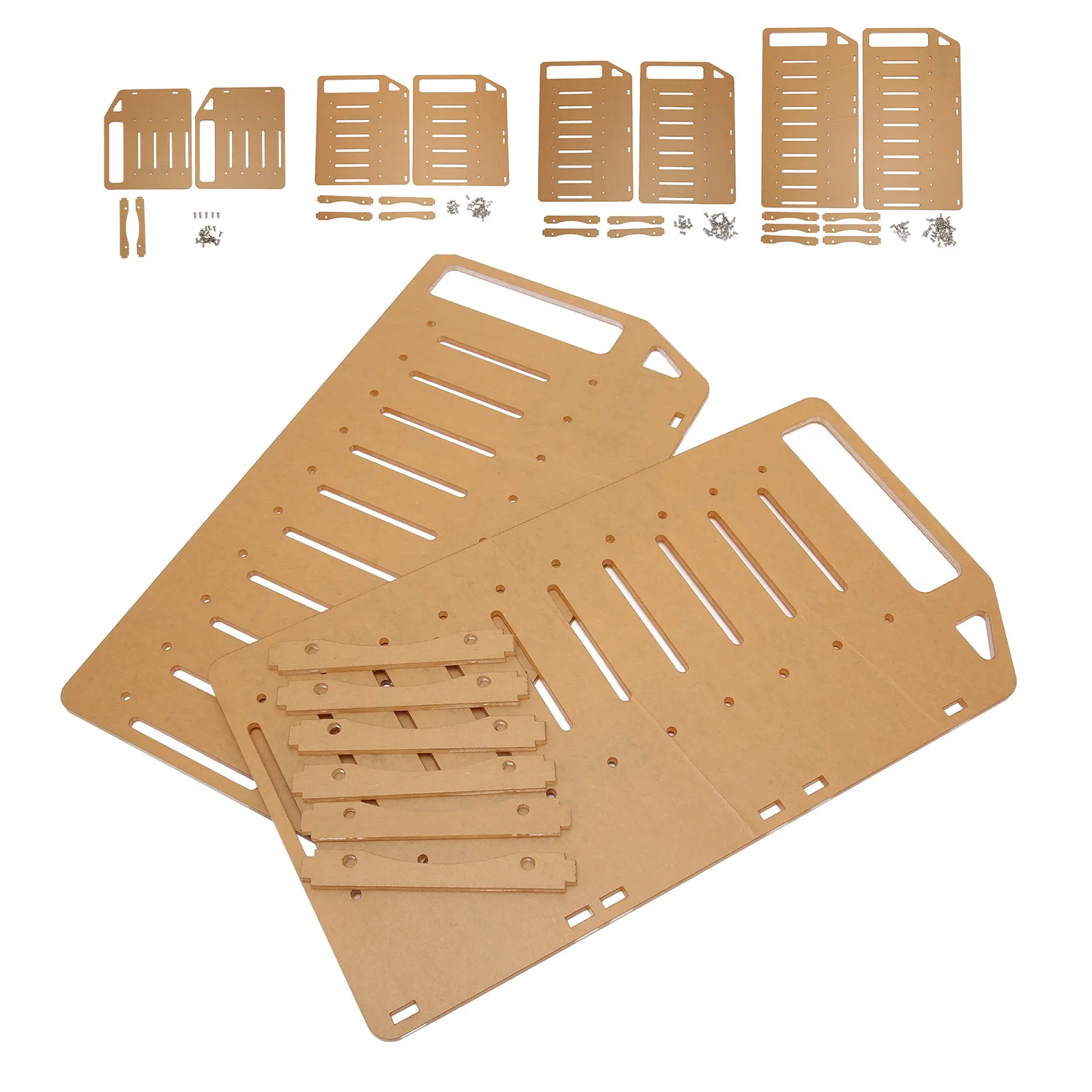 DIY Acrylic Hard Disk Rack DIY Hard Drive Bracket Multi Layer Accurate Mounting Hole DIY Acrylic Hard Disk Rack for Desktop