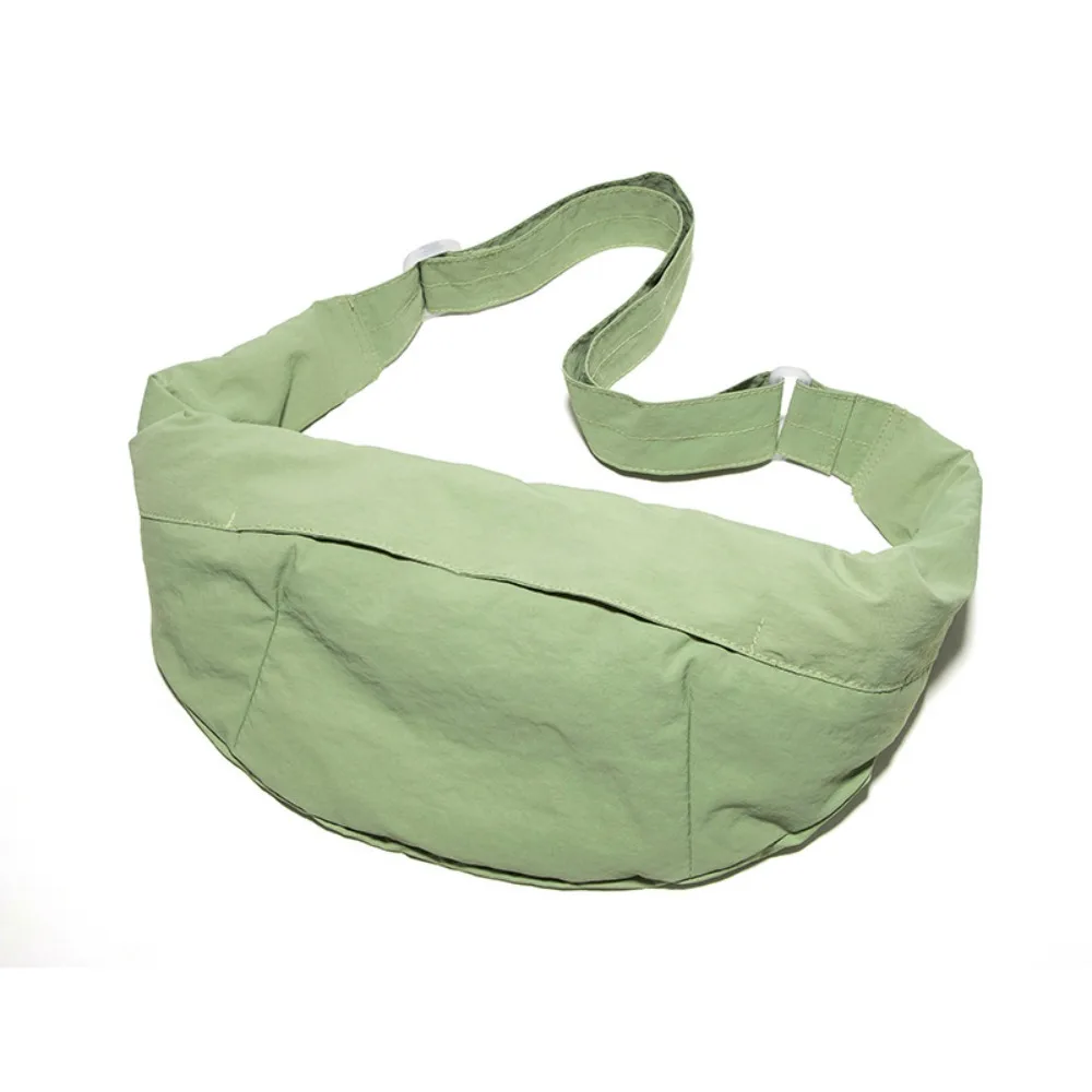 

Женская нагрудная сумка на молнии в японском стиле, многофункциональная спортивная сумка на плечо, поясная сумка, многослойная нейлоновая сумка через плечо для езды на велосипеде