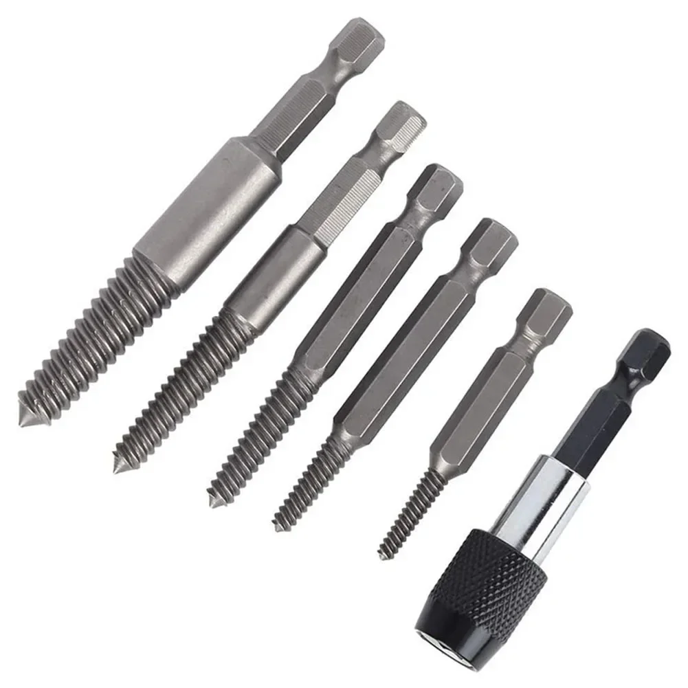 12Pcs Screw Extractor Center Drill Bits Guide Set Broken Damaged Bolt Easy Out Remover Center Drill Damaged Bolts Tools