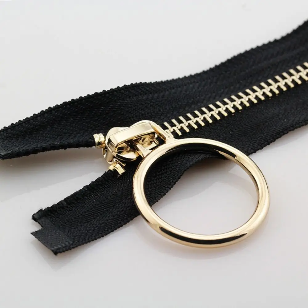 New 70/90cm Metal Zipper #5 Copper Zipper Teeth Jacket Long Zips Heavy Duty Open End Wide Zipper for Coats Jackets Sewing