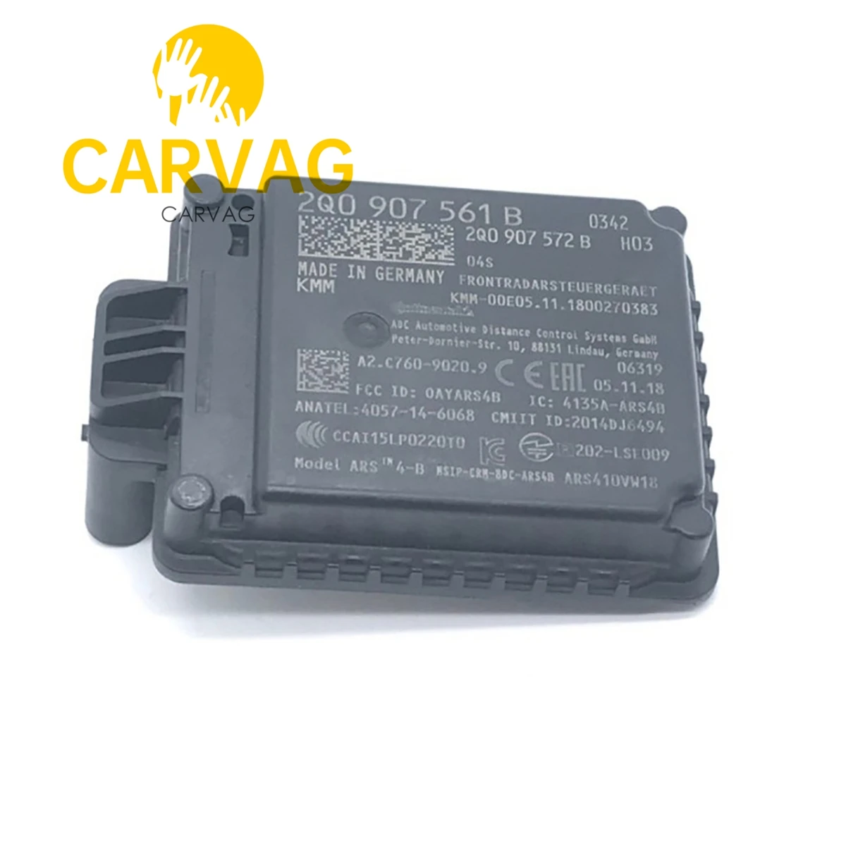 ACC Adaptive Cruise Control radar sensor 2Q0907561B 2Q0 907 561 B For Tiguan MK2 Q2 Kodiaq T-ROC T-CROSS