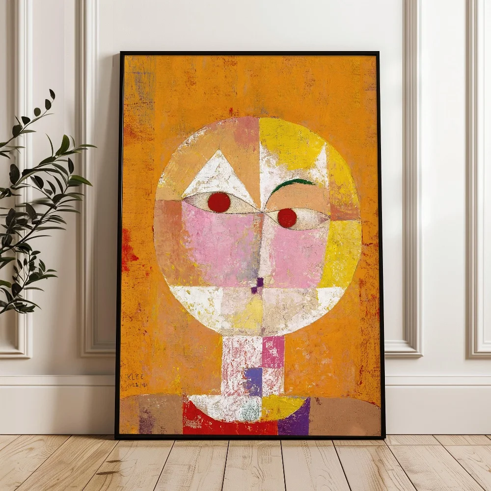 Paul Klee Abstract Geometric Color Block Modern Aesthetic Swan Canvas Painting Wall Art Poster Picture Home Decor Mural Cuadros