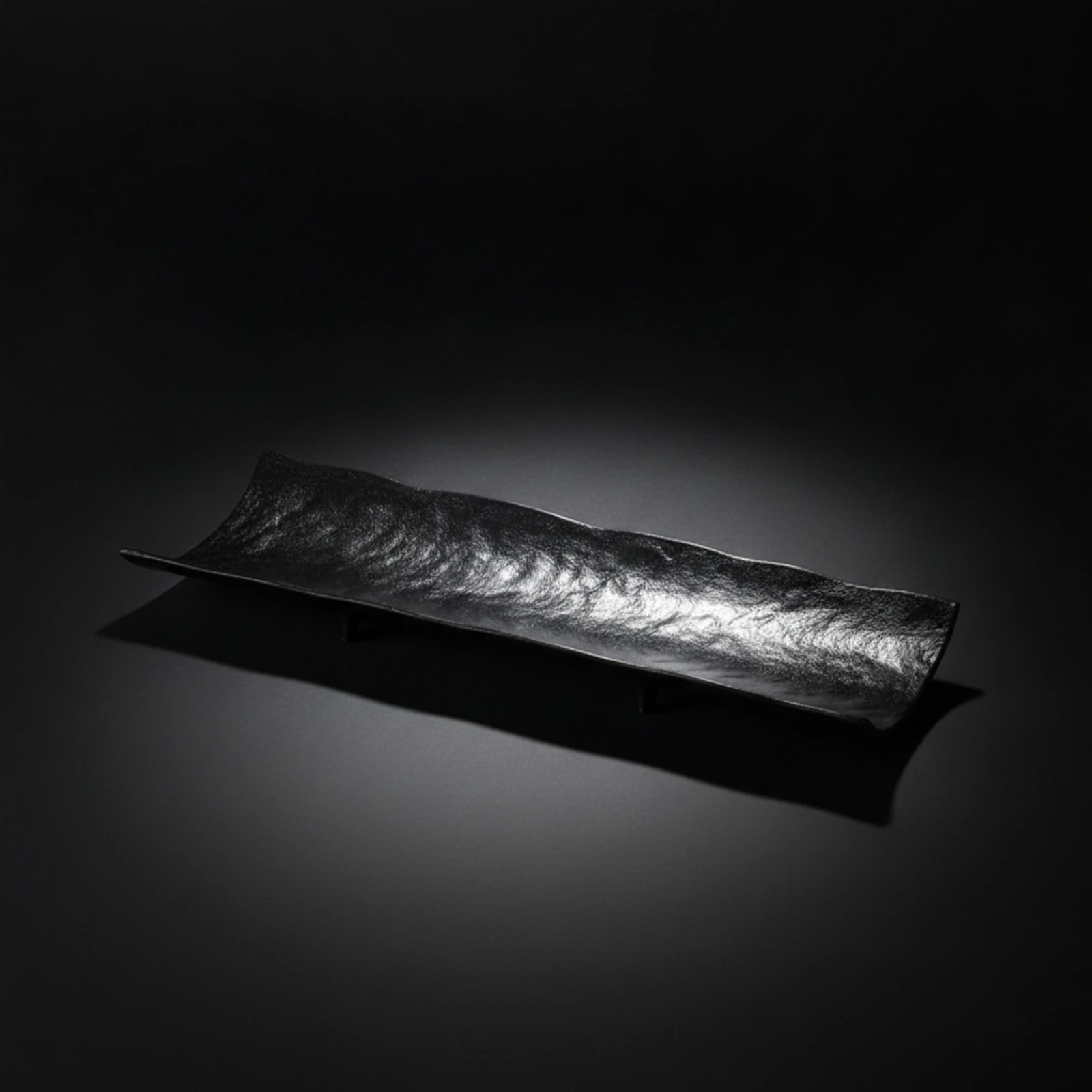 Boat Tray Modern Fruit Tray Serving Platter Artisanal Centerpiece Bowl Slim for Dining Table, Console
