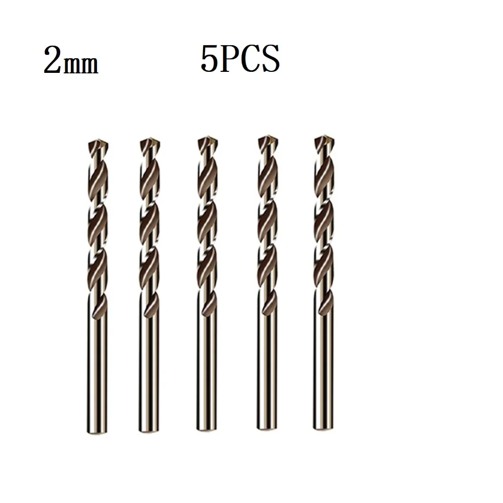 HSS M35 الكوبالت مثقاب ، الفولاذ المقاوم للصدأ المعادن ثقب الخشب القاطع ، 135 درجة سبليت نقطة تلميح ، أجزاء أداة السلطة ، 1-4 مللي متر ، 5 قطعة