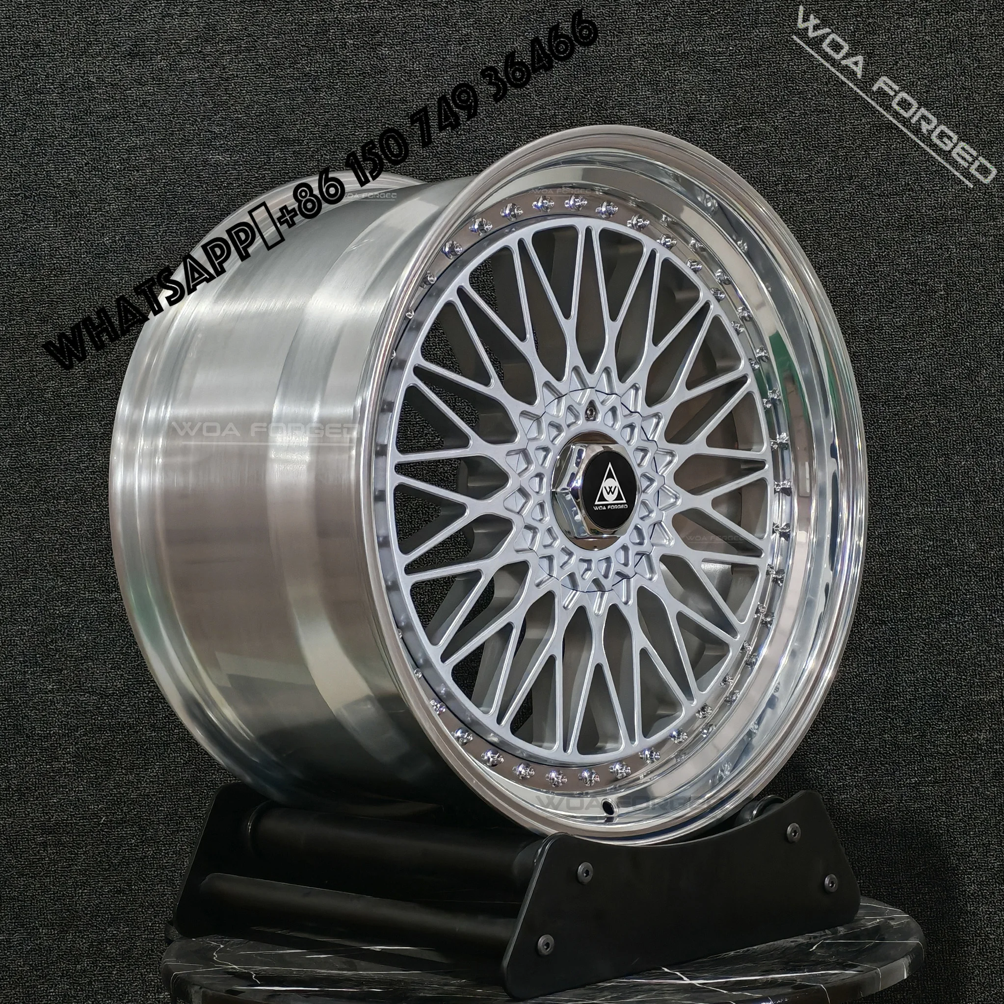 

Customized 6061T6 Two-Piece Forged Aluminum Wheel Rim New Design with Steel Spokes for Lightweight Passenger Cars for Toyota SU