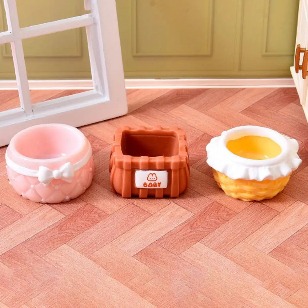 2026 Flower Accessories Mini Resin Artificial Flower Miniature Dollhouse Flower Tiny Potted Plants Ornament Micro Landscape 97