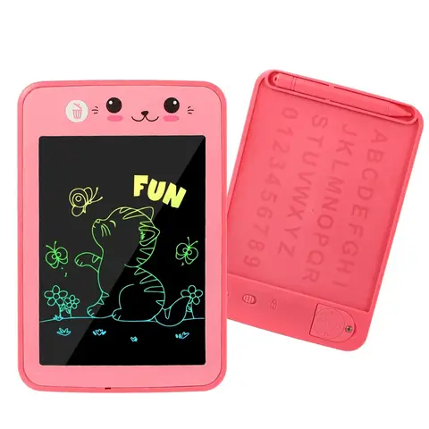 Children's Writing Tablet Cartoon Drawing Board LCD Handwriting Board Small Blackboard Graffiti Drawing Writing Board A7