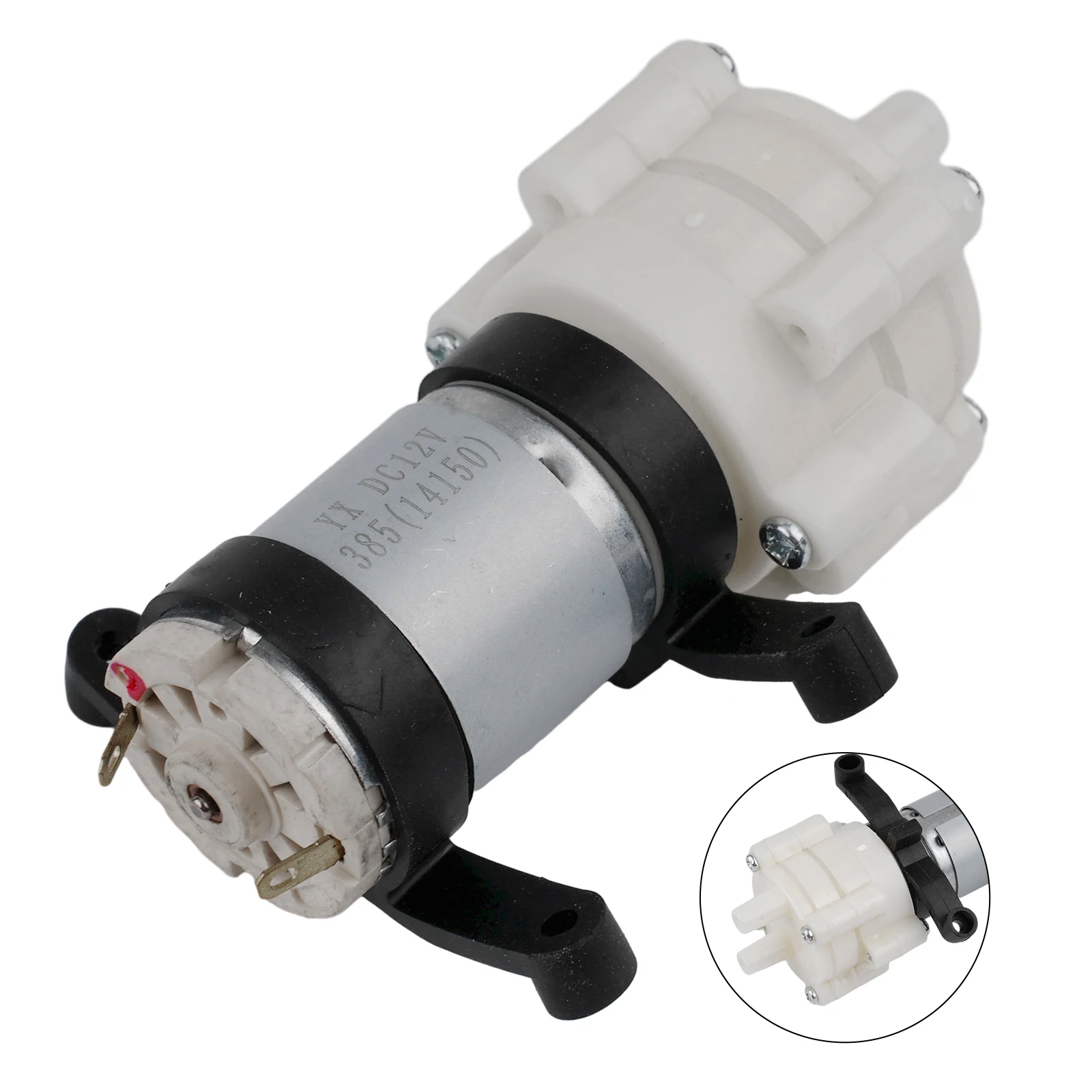 Low Noise Diaphragm Pump Plumbing Accessories 1.5-2L/Min 90mm*40mm*35mm Air Pump Accessories DC Diaphragm Pump