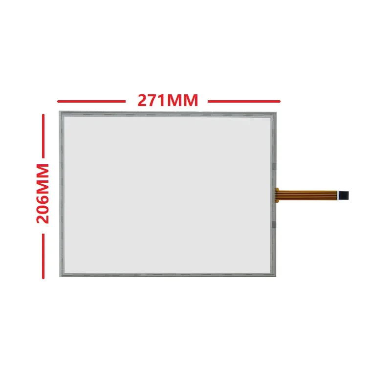 

12,1-дюймовый 5-проводной резистивный сенсорный экран со стеклянной панелью и дигитайзером для монитора 4:3 271*206 мм